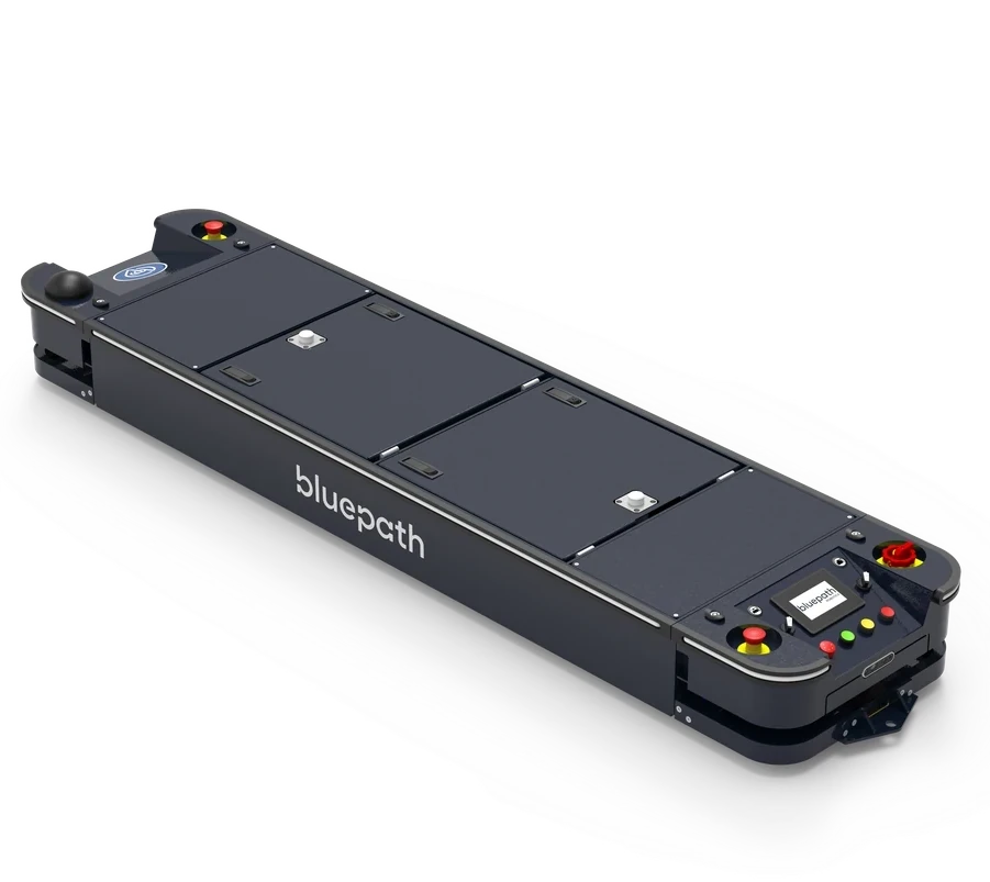 Bluepath Robotics'in Otonom Mobil Robotu (AMR) Mouse / Tunnel High'ın alternatif bir görünümü